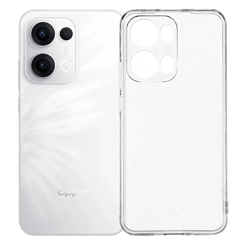 UNITHIN Per Oppo Reno13 Pro 5G Cover Ultra Sottile 0,7mm Trasparente TPU Antiurto Custodia per Cellulare con Ritagli Precisi