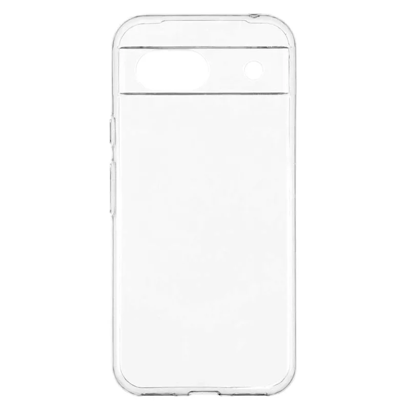 UNITHIN Per Google Pixel 8a Cover Ultra Sottile 0,7mm Trasparente TPU Antiurto Custodia per Telefono con Ritagli Precisi