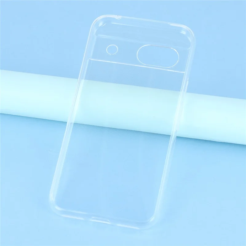 UNITHIN Per Google Pixel 8a Cover Ultra Sottile 0,7mm Trasparente TPU Antiurto Custodia per Telefono con Ritagli Precisi