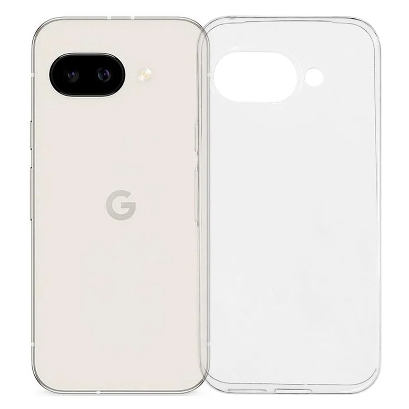 UNITHIN Per Google Pixel 9a Cover Ultra Sottile 0,7mm Trasparente TPU Antiurto Custodia per Telefono con Ritagli Precisi