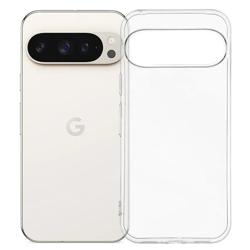 UNITHIN Per Google Pixel 9 Pro XL Cover Ultra Sottile 0,7mm Trasparente TPU Antiurto Custodia per Telefono con Ritagli Precisi