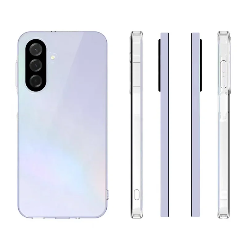 For Samsung Galaxy A17 5G Case Anti-Fingerprint Crystal Clear TPU Phone Cover