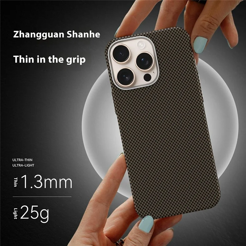 Funda GKK para iPhone 16 Pro Max Compatible con MagSafe, Ultrafina de PC y TPU - Oro
