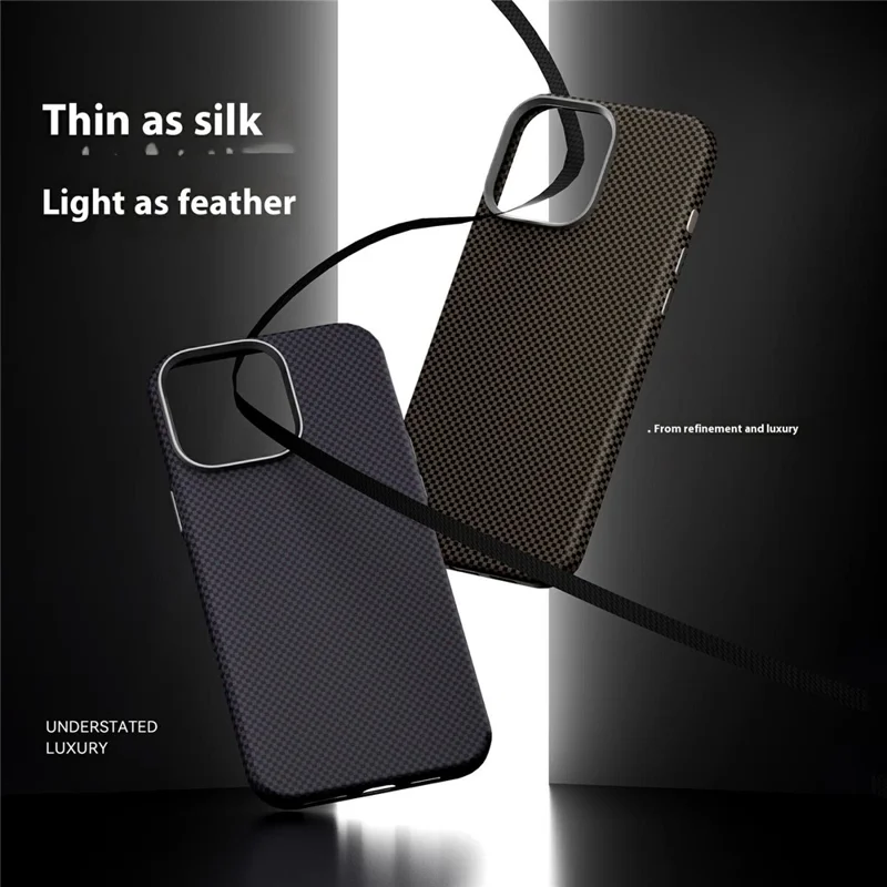 Funda GKK para iPhone 16 Pro Max Compatible con MagSafe, Ultrafina de PC y TPU - Oro
