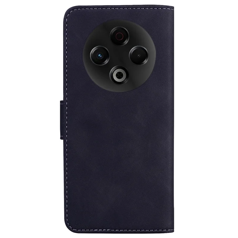 For TECNO Spark 30 4G Case Solid Color Leather Wallet Phone Cover - Black