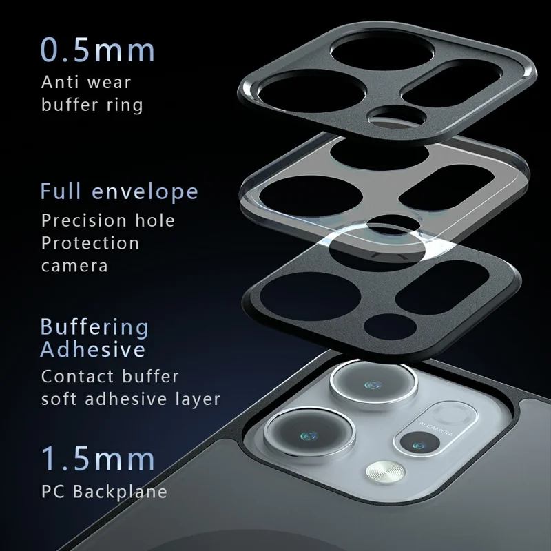 Per Oppo Reno14 Pro 5G (Global) Custodia compatibile con MagSafe TPU+PC Copertina Opaca per telefono