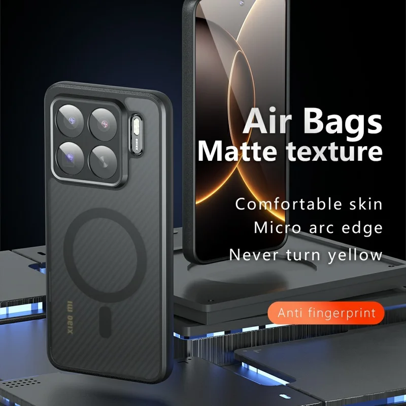 For Xiaomi 15S Pro Case Compatible with MagSafe TPU+PC Matte Phone Cover