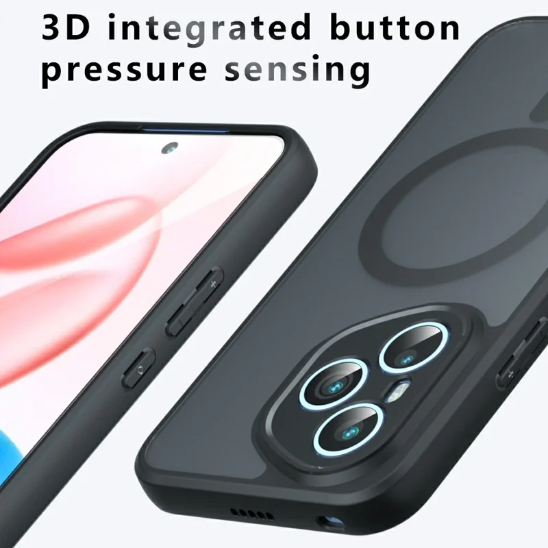 Étui For Honor 400 Pro 5G (Global) Compatible avec MagSafe TPU+PC Coque de Téléphone Mat
