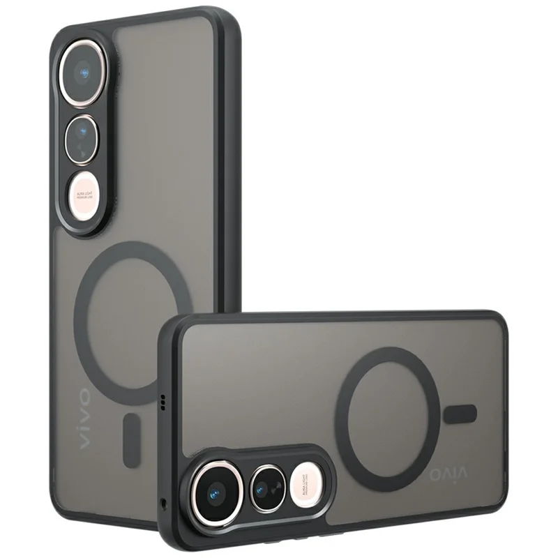 Pour le vivo V50 Lite 5G / V50 Lite 4G Étui Compatible avec MagSafe Housse de Téléphone Mate TPU+PC