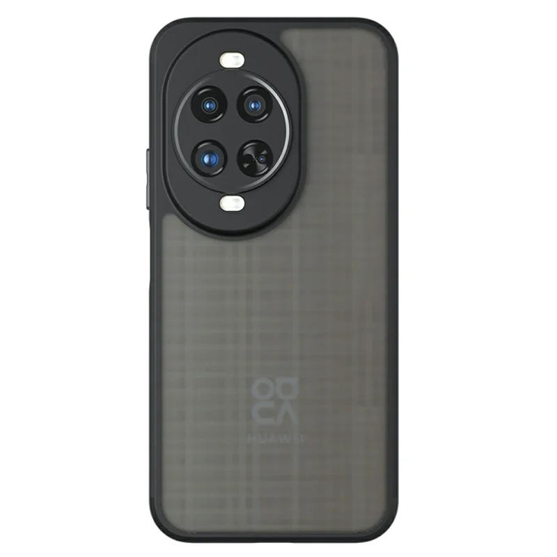 Funda para Huawei nova 14 Ultra 5G con Tacto de Piel, TPU + PC Mate, Carcasa de Teléfono, Negro Transparente