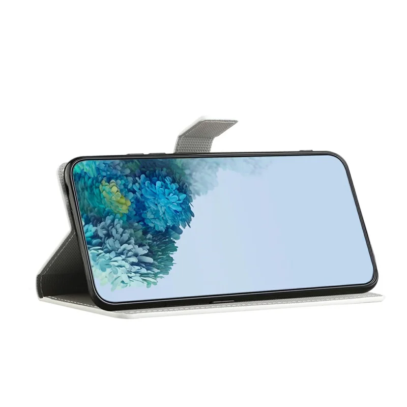 For Samsung Galaxy A56 5G / M56 5G Case Pattern Print PU Leather Wallet Phone Cover - Lotus