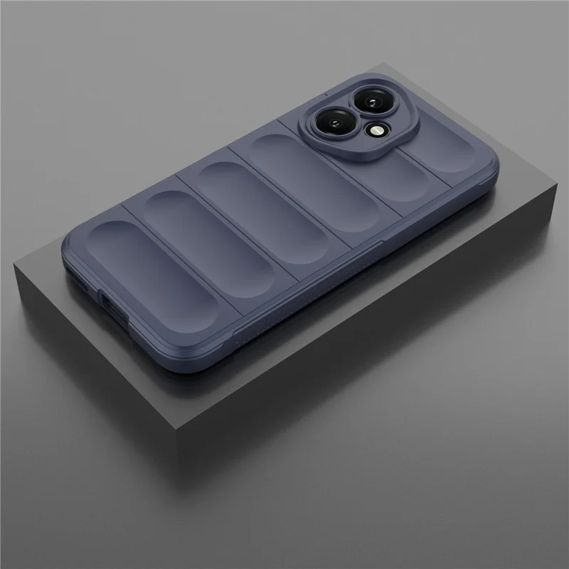 For Honor 400 5G (Global) Case Anti-Drop Soft TPU Rugged Phone Back Cover - Dark Blue
