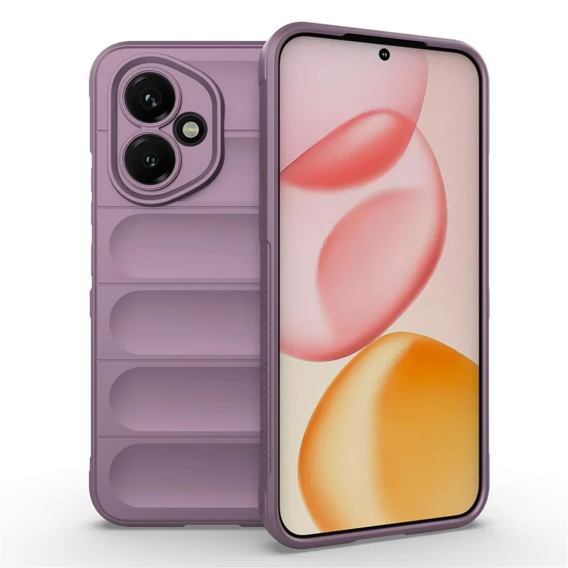 For Honor 400 5G (Global) Case Anti-Drop Soft TPU Rugged Phone Back Cover - Light Purple