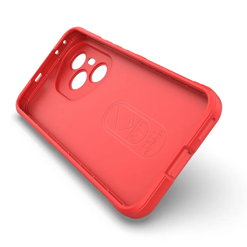 For Honor 400 Pro 5G (Global) Case Anti-Drop Soft TPU Rugged Phone Back Cover - Red