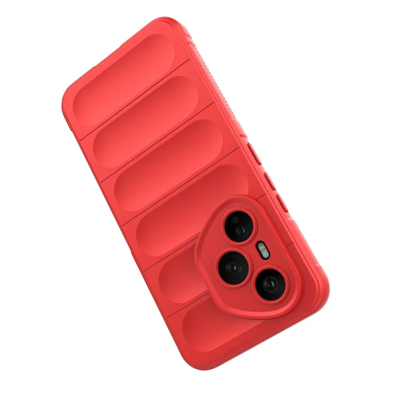 For Honor 400 Pro 5G (Global) Case Anti-Drop Soft TPU Rugged Phone Back Cover - Red
