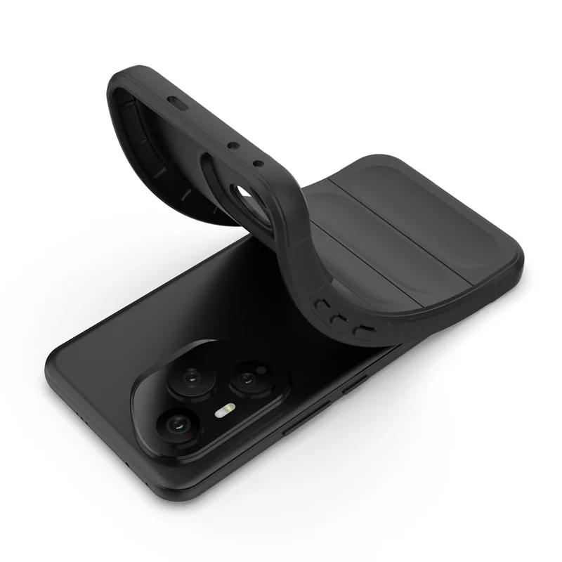 For Honor 400 Pro 5G (Global) Case Anti-Drop Soft TPU Rugged Phone Back Cover - Light Grey