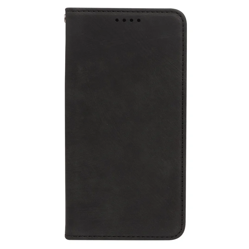 Capa para Xiaomi Redmi Note 14 Pro+ 5G com Carteira de Couro Magnética Resistente e Textura Listrada - Preto