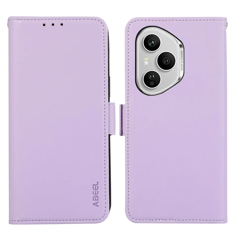 ABEEL Pour l'honneur 400 Pro 5G (Mondial) Étui en cuir avec portefeuille bloquant RFID - Violet
