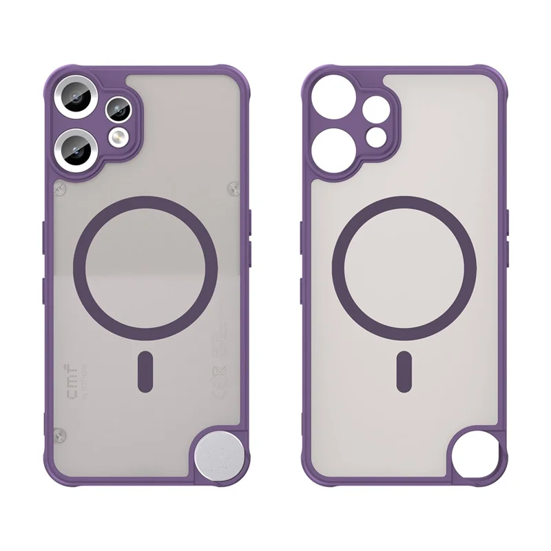 For Nothing CMF Phone 2 Pro Case Compatible with MagSafe Anti Drop PC + TPU Phone Cover - Purple