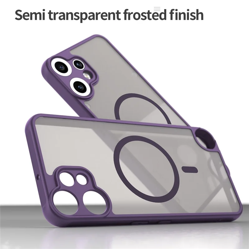 For Nothing CMF Phone 2 Pro Case Compatible with MagSafe Anti Drop PC + TPU Phone Cover - Purple
