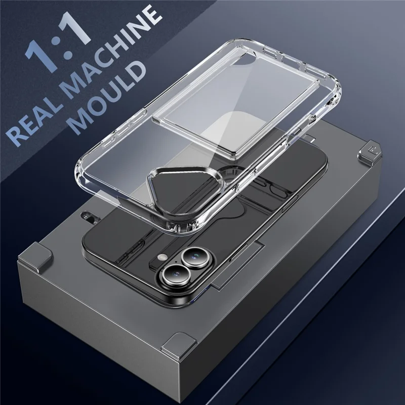 For iPhone 17 Case Protective TPU Phone Cover with Card Holder