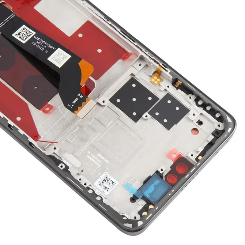 Pour Honor 200 Pro 5G ELP-AN00, ELP-NX9 Assemblage Écran OLED de Qualité OEM et Numériseur + Châssis (Sans Logo) - Noir