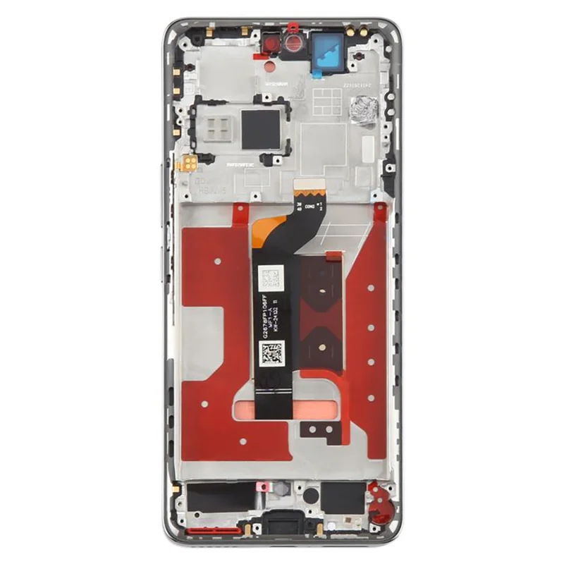 For Honor 300 Pro AMP-AN00 OEM-Qualitätsstufe S OLED-Bildschirm und Digitizer-Einheit + Rahmen (Ohne Logo) - Schwarz