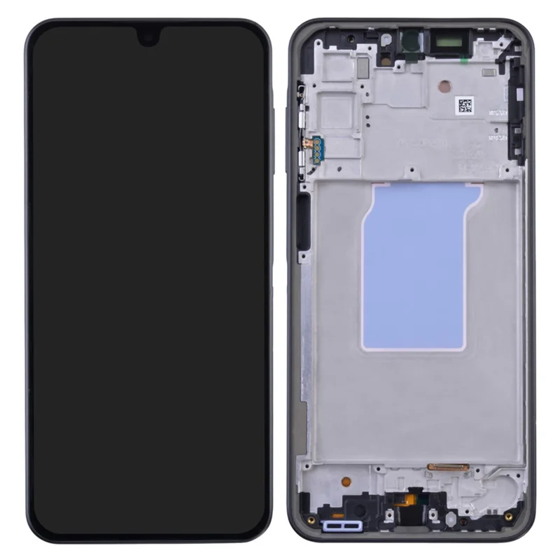 Für Samsung Galaxy A26 5G A266 OEM-Qualität S OLED-Bildschirm und Digitizer-Einheit + Rahmen (Ohne Logo) - Schwarz