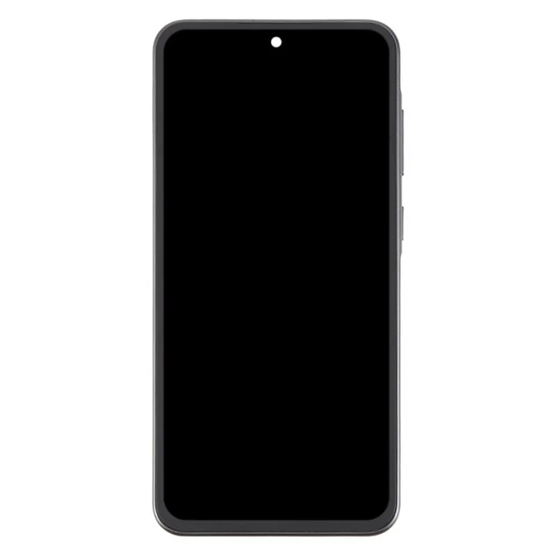 Für Samsung Galaxy A36 5G A366 OEM Grade S OLED Bildschirm und Digitizer Baugruppe + Rahmen (Ohne Logo) - Schwarz