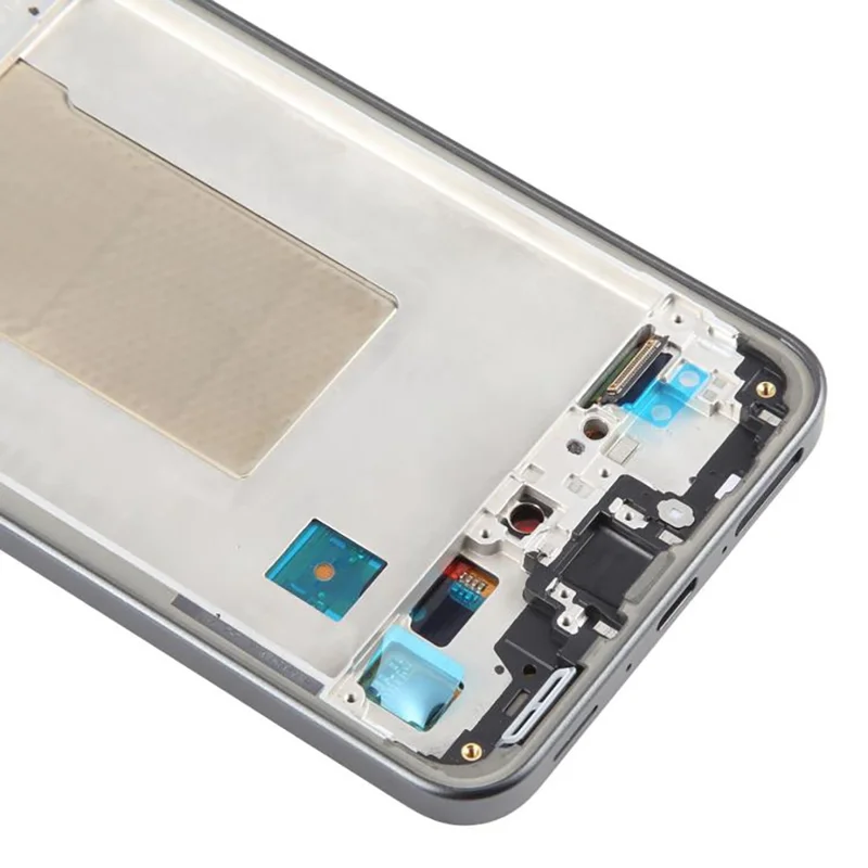 Für Samsung Galaxy A36 5G A366 OEM Grade S OLED Bildschirm und Digitizer Baugruppe + Rahmen (Ohne Logo) - Schwarz