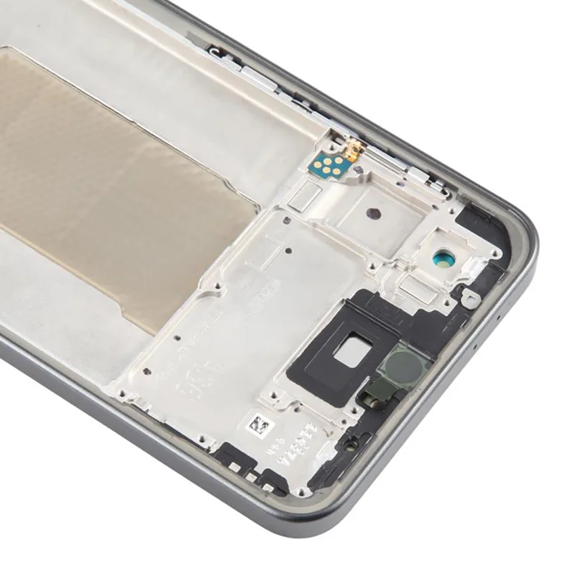 Für Samsung Galaxy A36 5G A366 OEM Grade S OLED Bildschirm und Digitizer Baugruppe + Rahmen (Ohne Logo) - Schwarz