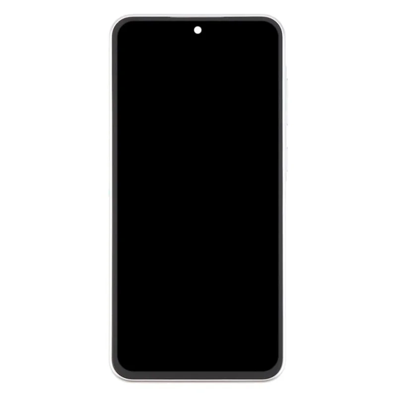 For Samsung Galaxy A36 5G A366 OEM Grade S OLED Screen and Digitizer Assembly + Frame (Without Logo) - Silver