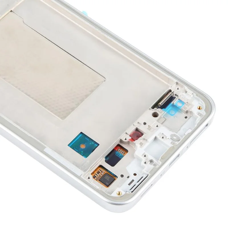 For Samsung Galaxy A36 5G A366 OEM Grade S OLED Screen and Digitizer Assembly + Frame (Without Logo) - Silver