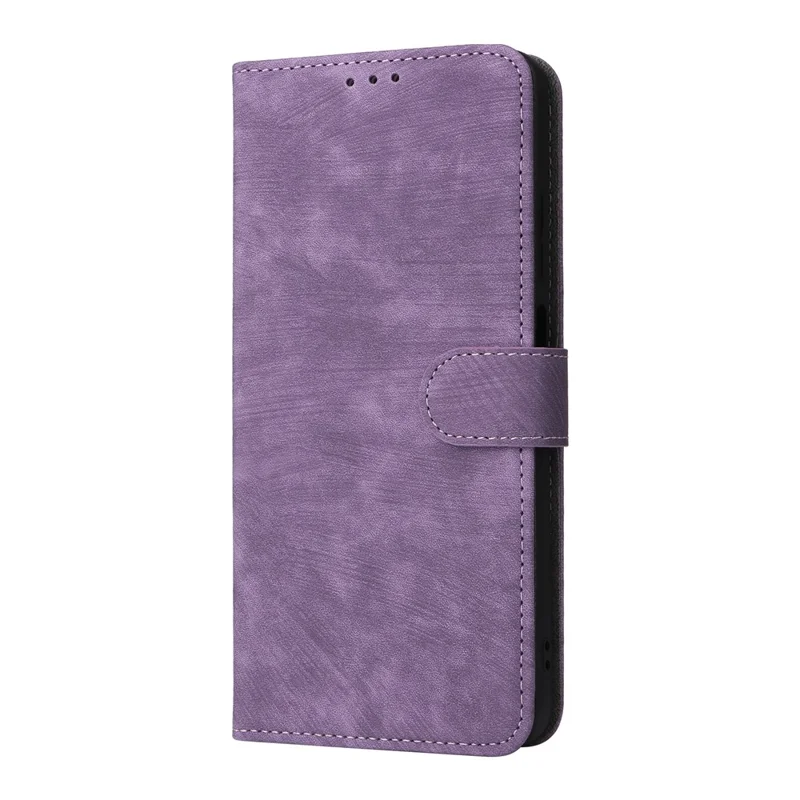 For Oppo A5 5G / 4G / A5m Case Wallet RFID Blocking PU Leather Phone Cover Stand with Strap - Purple
