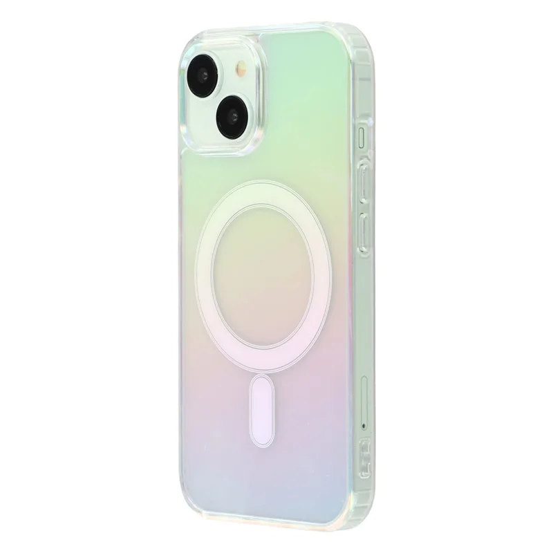 Für iPhone 14 Plus Slim Case Acryl + TPU Gradient Handyhülle kompatibel mit MagSafe