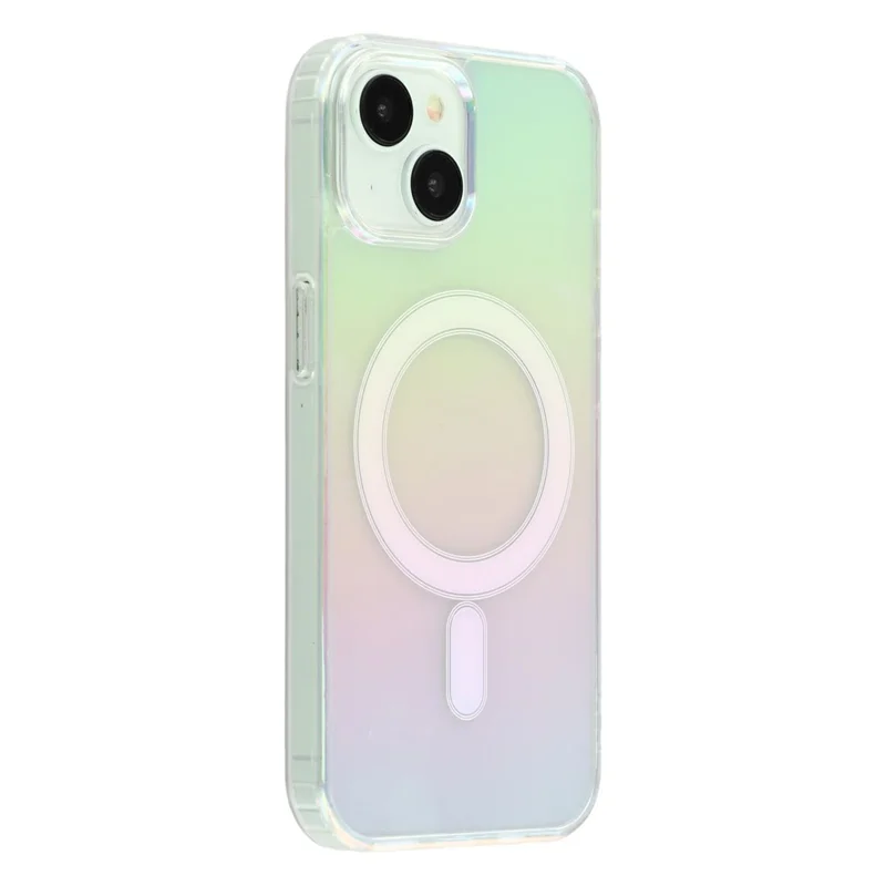 Für iPhone 14 Dünne Hülle Acryl + TPU Gradient Handyhülle Kompatibel mit MagSafe
