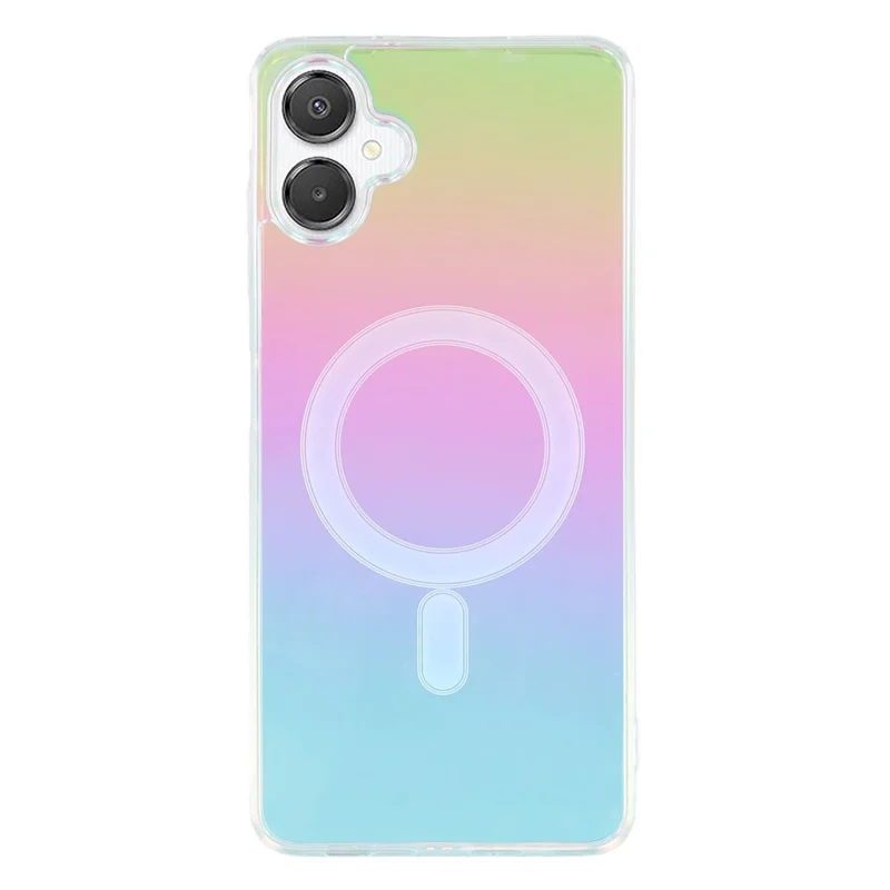 Capa compatível com Samsung Galaxy A06 5G / A06 4G com MagSafe Acrílico + Capa de telefone gradiente TPU
