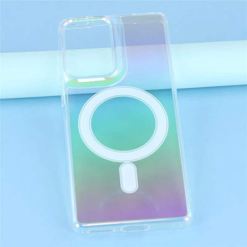 Slim Case for Motorola Edge 50 Fusion 5G / Moto G85 5G Acrylic + TPU Gradient Phone Cover Compatible with MagSafe