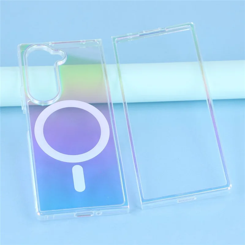 Étui pour Samsung Galaxy Z Fold6 5G Compatible avec MagSafe Acrylique + TPU Coque de Téléphone Dégradé