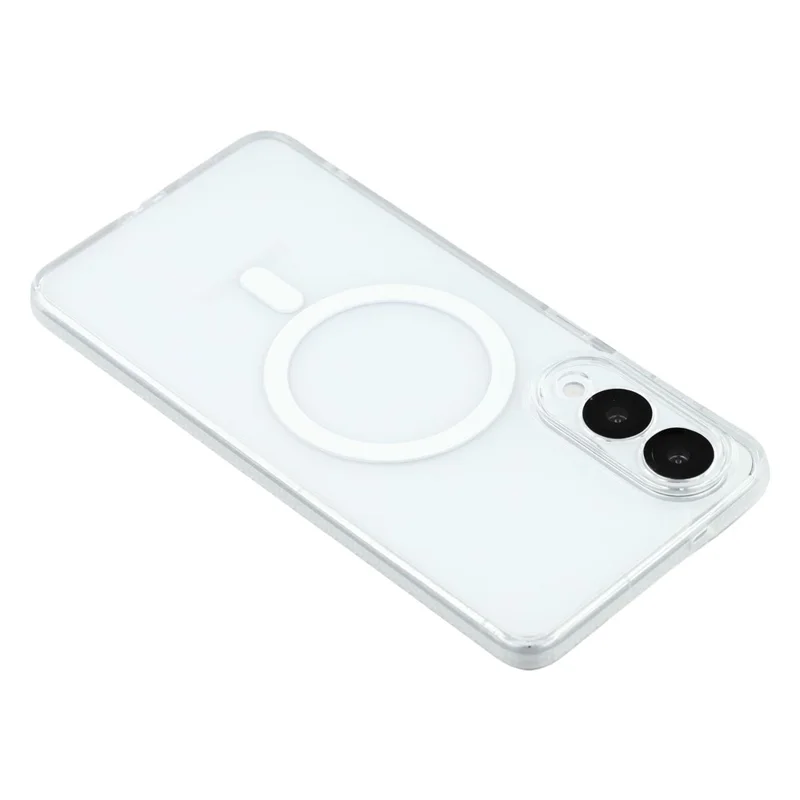 X-LEVEL For Samsung Galaxy S25 Edge Magnetic Case PC TPU Translucent Phone Back Cover - Transparent