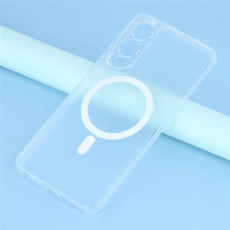 X-LEVEL For Samsung Galaxy S25 Edge Magnetic Case PC TPU Translucent Phone Back Cover - Transparent