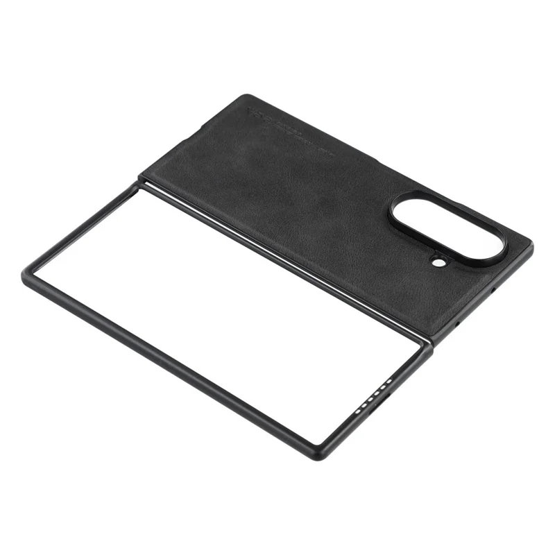 X-LEVEL Bojue-3 Serie Cover per Samsung Galaxy Z Fold7 5G Custodia in Pelle con PC+TPU - Nero
