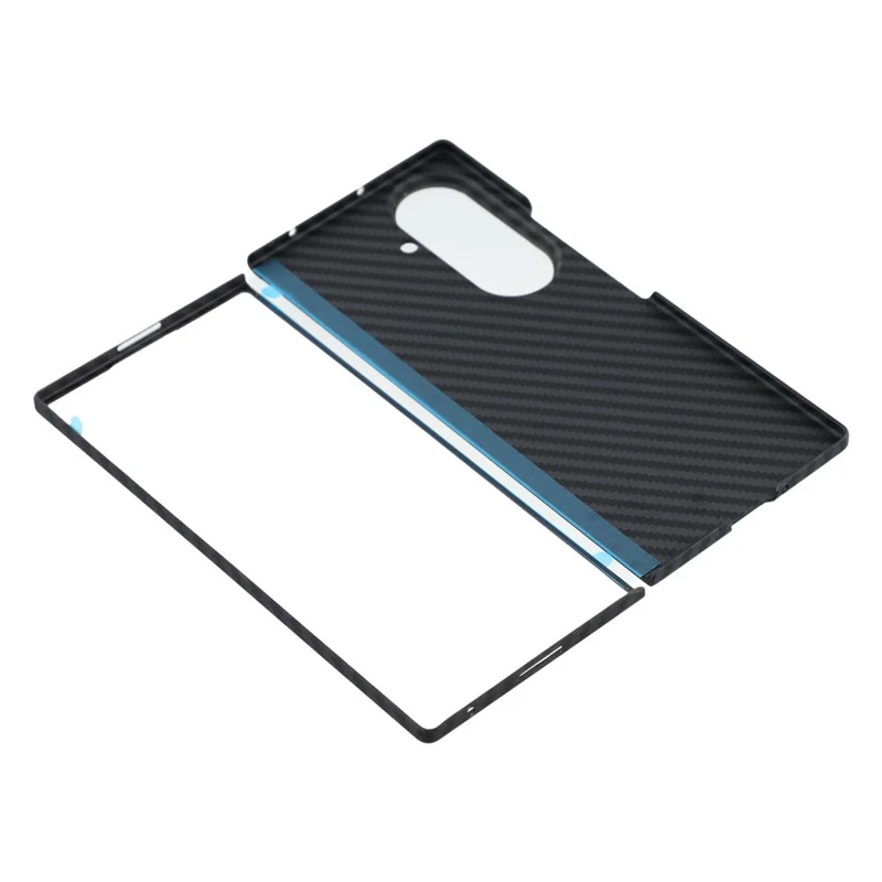 X-LEVEL per Samsung Galaxy Z Fold7 5G Cover in Fibra di Carbonio Texture Hard PC Cover Antiurto