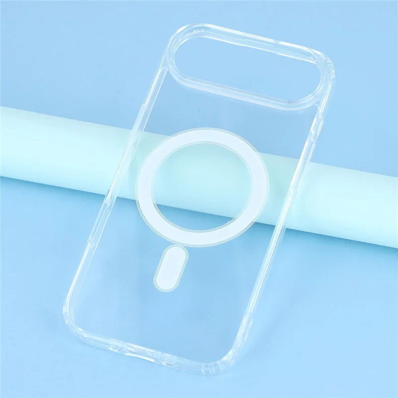 Cover per iPhone 17 Air Compatibile con MagSafe - Custodia Trasparente in TPU + Acrilico