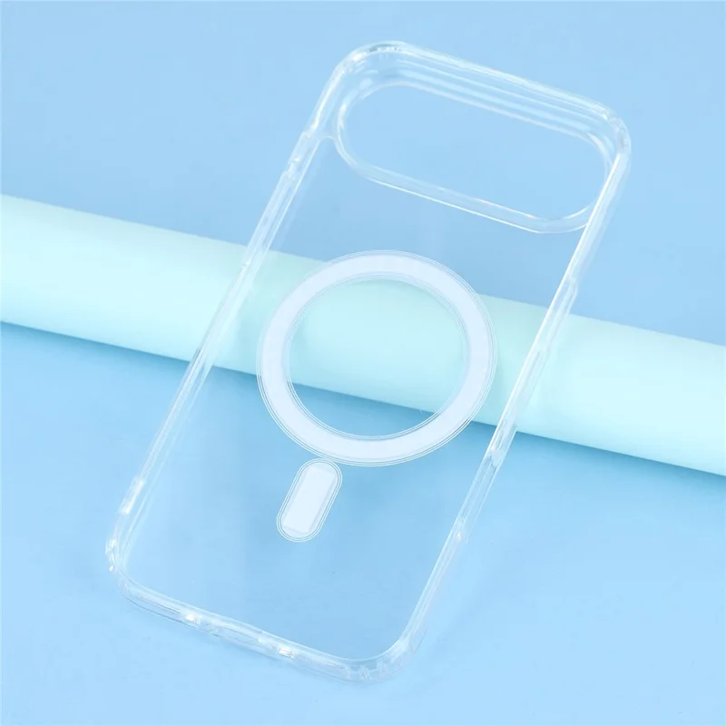Cover per iPhone 17 Air Compatibile con MagSafe - Custodia Trasparente in TPU + Acrilico