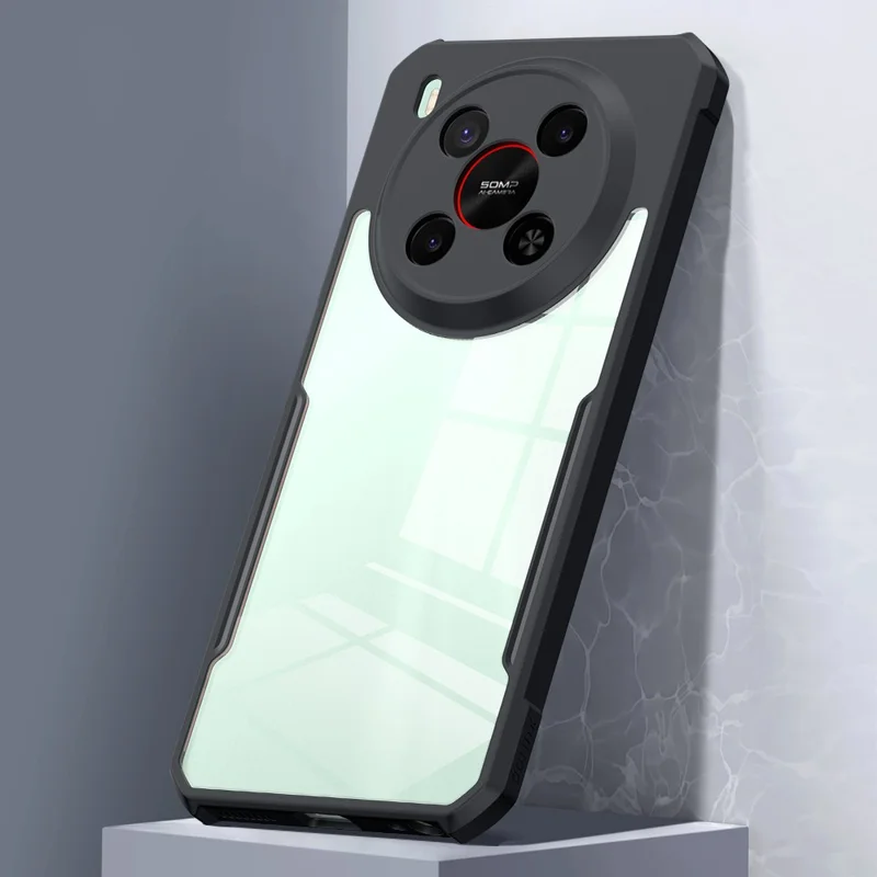 XUNDD Für ZTE Blade V70 Max Hülle Stoßfeste TPU + Acryl Transparente Rückseite Handyhülle