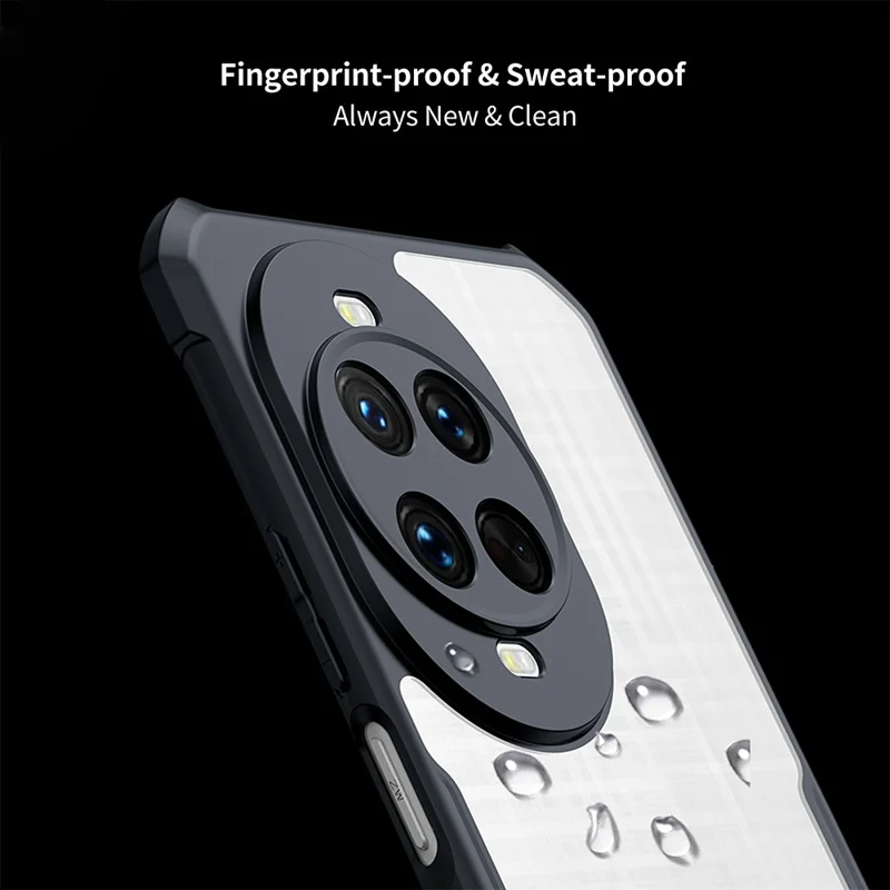 Чехол XUNDD для Huawei nova 14 Pro 5G с противоударной защитой, из ТПУ и акрила, прозрачный