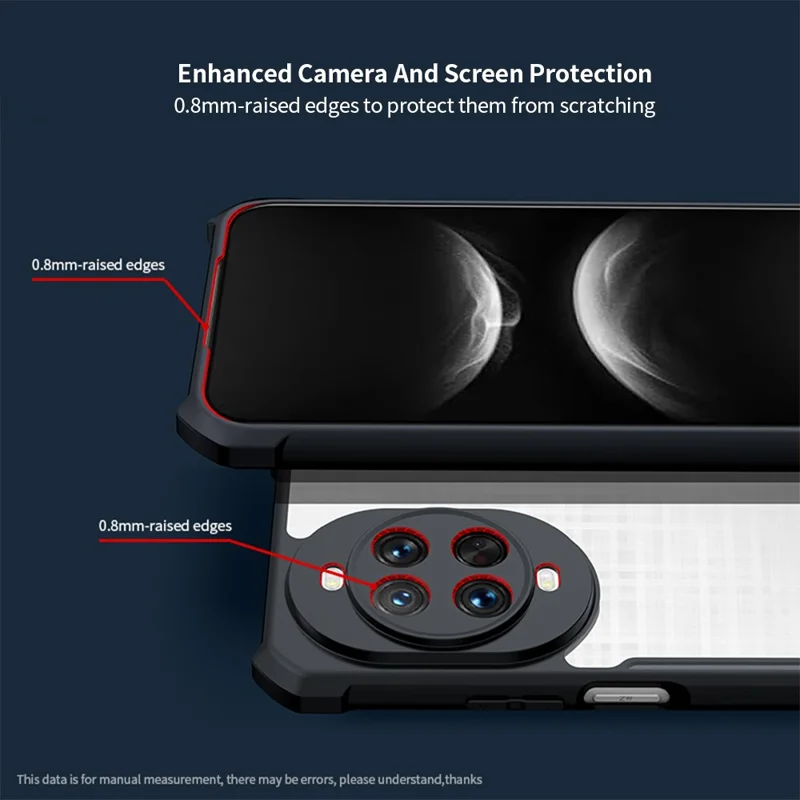 XUNDD Für Huawei nova 14 Ultra 5G Hülle Stoßfeste TPU + Acryl Transparente Rückseite Handyhülle