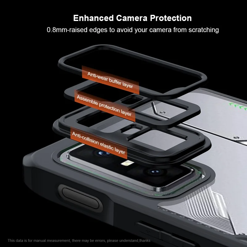 XUNDD Hülle für Infinix GT 30 Pro 5G – Stoßfeste TPU + Acryl Transparente Rückseite Handyhülle