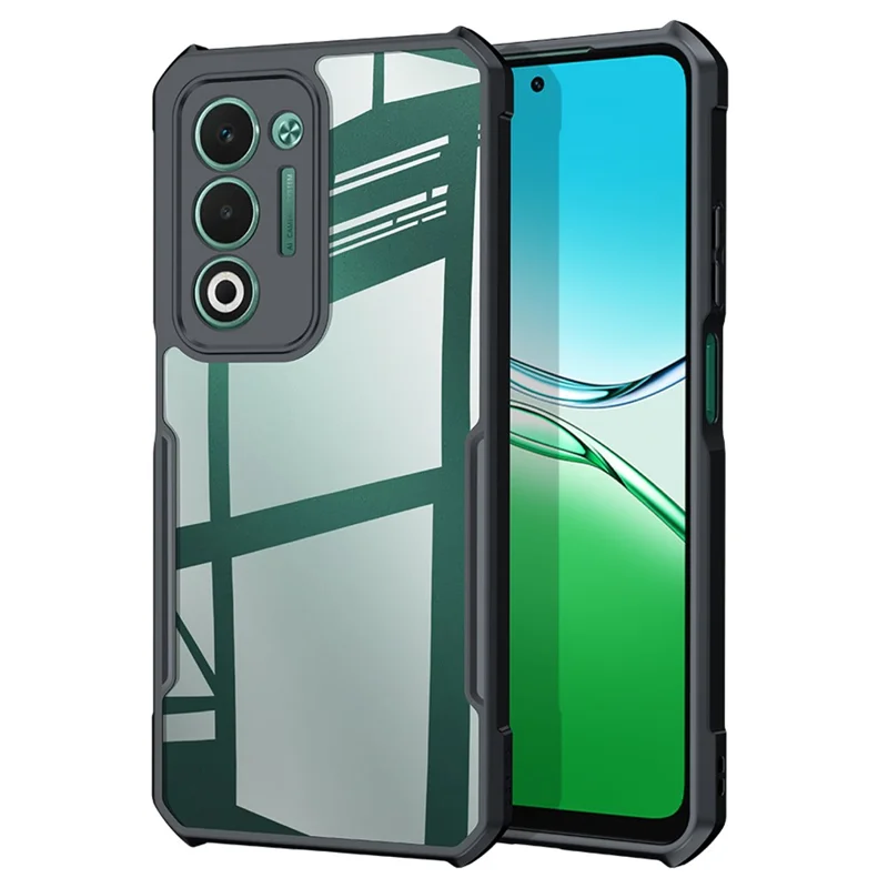 XUNDD Pour Oppo A5 5G / 4G Étui Résistant aux Chutes Housse de Téléphone TPU + Acrylique Transparent